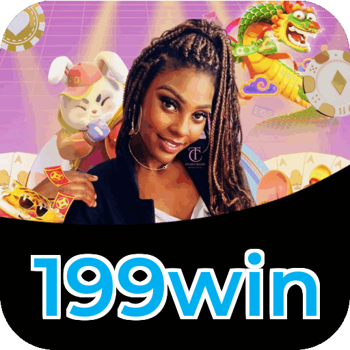 Interface do aplicativo 199win mostrando jogos disponíveis no iOS e Android